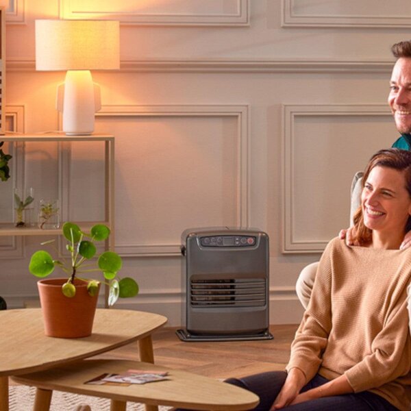 Plynová kamna 3100 W, stříbrná, s objemem nádrže 5 l. SRE0031TC
