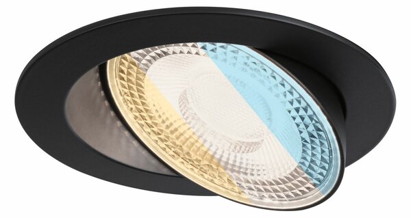 PAULMANN LED vestavné svítidlo White Select Aumus spot kruhové 105mm 90° 5W 230V stmívatelné 2700 - 6500K černá
