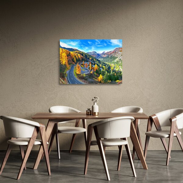 Skleněný obraz - Malojský průsmyk (70x50 cm)