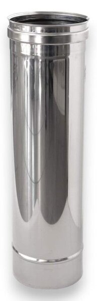 Kulatá trubka z nerezové oceli 304 pro kamna na dřevo, 100 cm – 12 cm