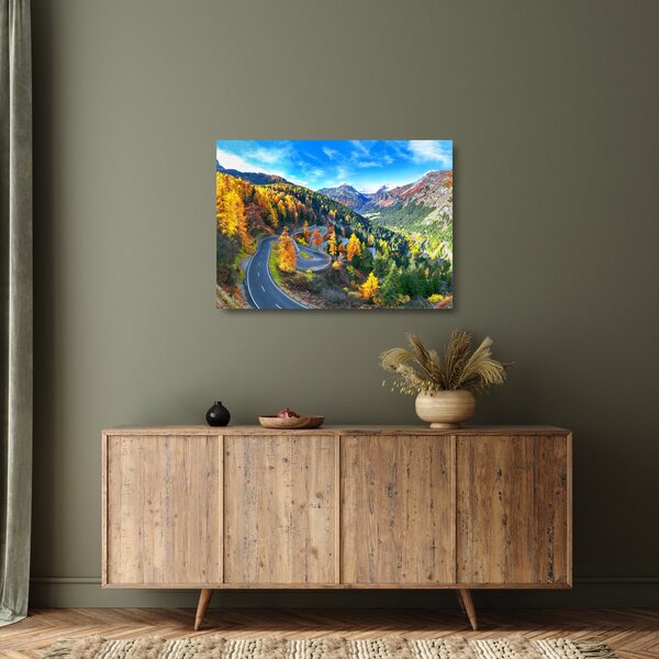 Skleněný obraz - Malojský průsmyk (70x50 cm)