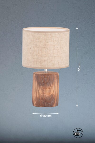 STOLNÍ LAMPA, E14, 20/35 cm - Stolní lampy