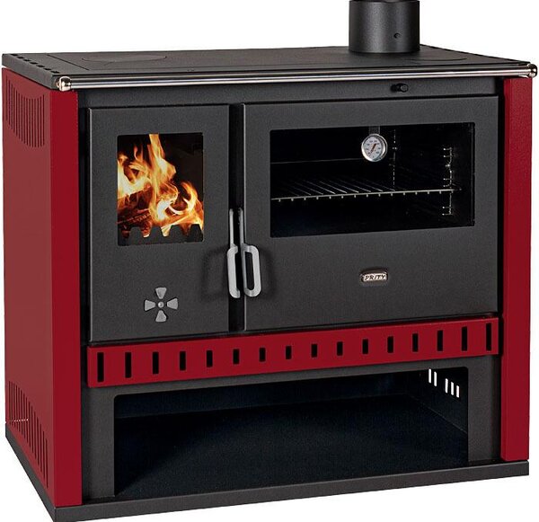 Kuchyňský sporák PRITY GT FS S burgundské barvy - 15kW, A