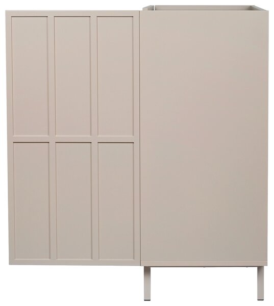 ŠIROKÁ KOMODA, béžová, kašmírová, 80/89/40 cm Livetastic - Online Only komody, Online Only