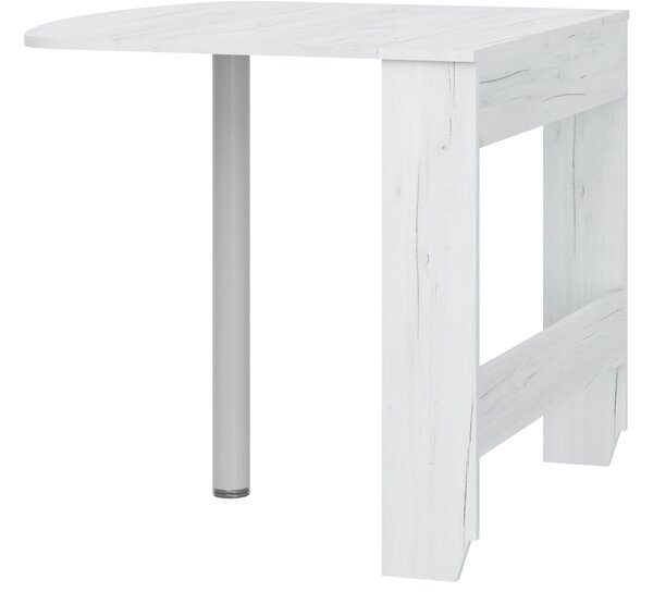 Rozkládací jídelní stůl Elston 6 (craft bílý) (pro 2 osoby)