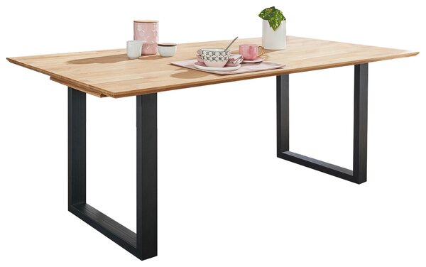 JÍDELNÍ STŮL, divoký dub, 140/90/75 cm P & B - Jídelní stoly, Online Only