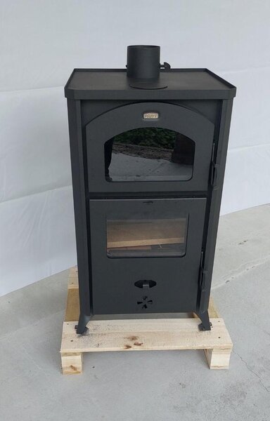 Retro PRITY FGR D 14,5 kW | Krbová kamna s troubou | EEK A+ | BImSchV2