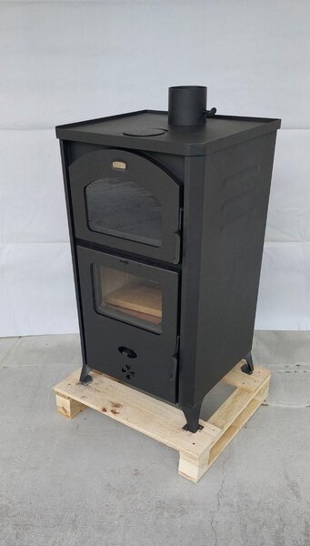 Retro PRITY FGR D 14,5 kW | Krbová kamna s troubou | EEK A+ | BImSchV2