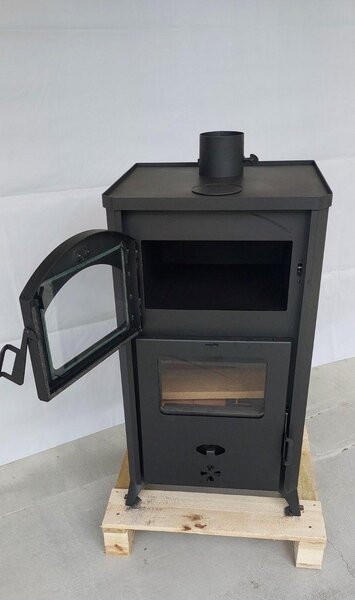 Retro PRITY FGR D 14,5 kW | Krbová kamna s troubou | EEK A+ | BImSchV2