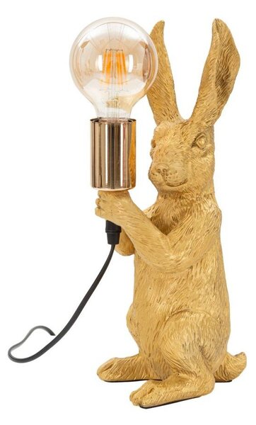 Stolní lampa ve zlaté barvě (výška 35,5 cm) Rubbit – Mauro Ferretti