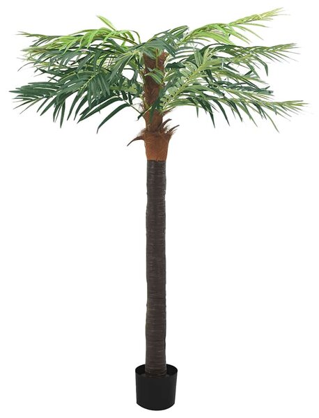 Umělý datlovník kanárský s květináčem 215 cm zelený 336310