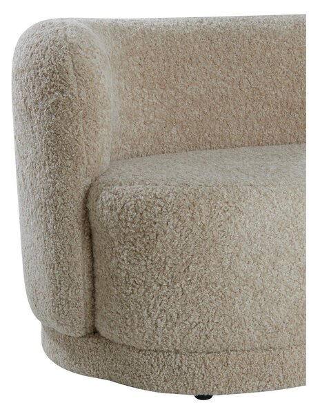 Béžová pohovka z textilie bouclé 175 cm Amelie – Light & Living