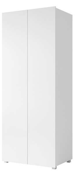 Šatní skříň Calabria SZ2D (bílá matná + lesk bílý). 1051516