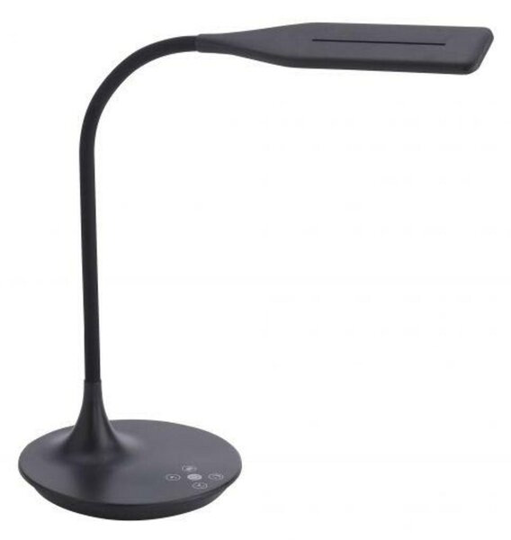 LEUCHTEN DIREKT is JUST LIGHT LED stolní lampa v černé, flexibilní rameno s měnitelnou teplotou barvy světla a stmívaním 2700-5000K LD 13061-18