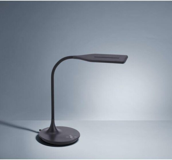 LEUCHTEN DIREKT is JUST LIGHT LED stolní lampa v černé, flexibilní rameno s měnitelnou teplotou barvy světla a stmívaním 2700-5000K LD 13061-18
