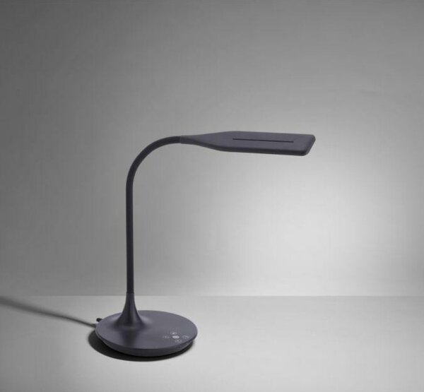 LEUCHTEN DIREKT is JUST LIGHT LED stolní lampa v černé, flexibilní rameno s měnitelnou teplotou barvy světla a stmívaním 2700-5000K LD 13061-18