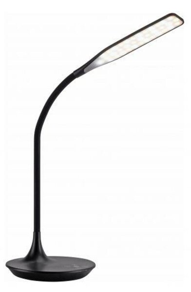 LEUCHTEN DIREKT is JUST LIGHT LED stolní lampa v černé, flexibilní rameno s měnitelnou teplotou barvy světla a stmívaním 2700-5000K LD 13061-18