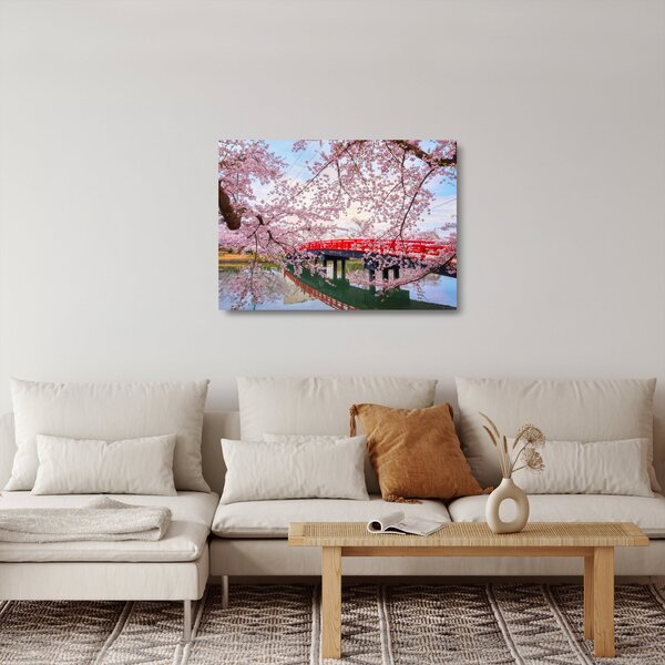 Skleněný obraz - Hirosaki, Japonsko (70x50 cm)