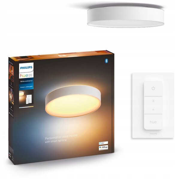 Stropní Svítidlo kulatý Philips Hue 42,5 x 42,5 cm bílé