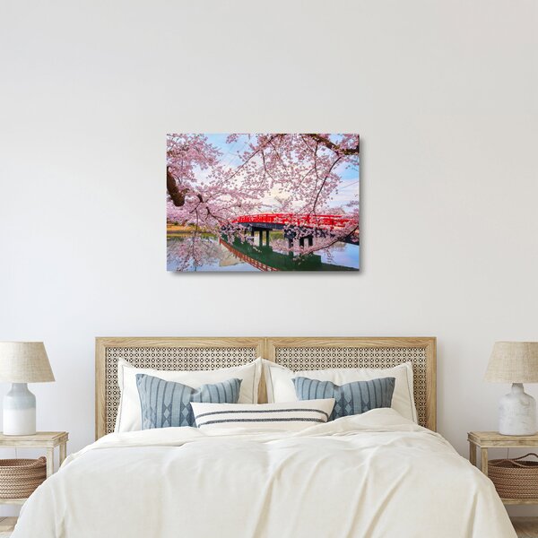 Skleněný obraz - Hirosaki, Japonsko (70x50 cm)