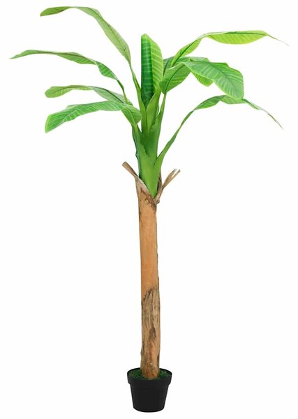 Umělý banánovník s květináčem 180 cm zelený 336314