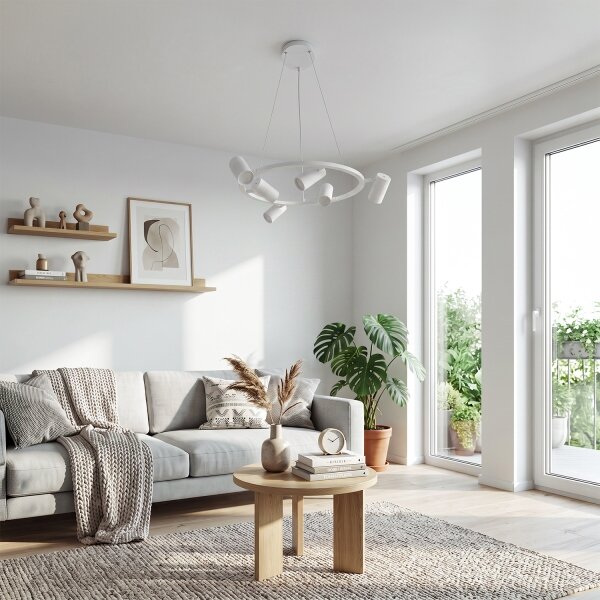 BRILAGI - Lustr na lanku SELE 6xGU10/30W/230V bílá