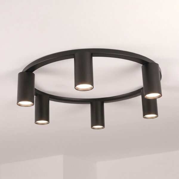 BRILAGI - Stropní svítidlo SELE 6xGU10/30W/230V černá