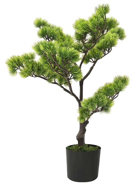 Umělá bonsaj borovice s květináčem 60 cm zelená 336316