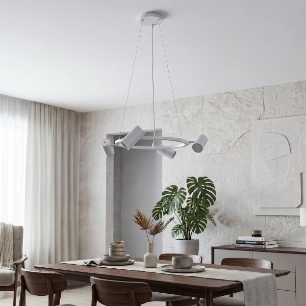 BRILAGI - Lustr na lanku SELE 4xGU10/30W/230V bílá