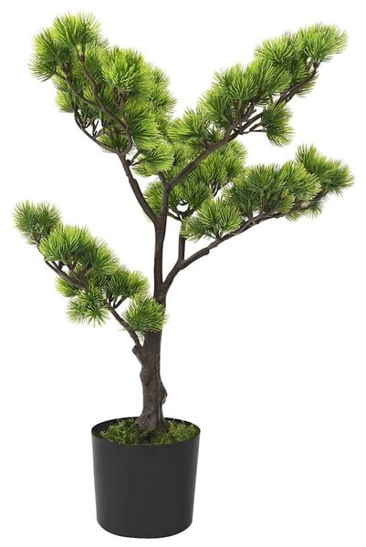 Umělá bonsaj borovice s květináčem 60 cm zelená 336316
