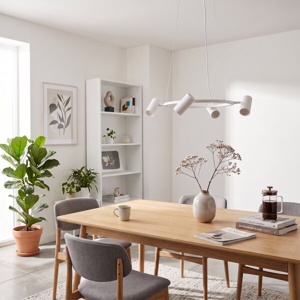 BRILAGI - Lustr na lanku SELE 6xGU10/30W/230V bílá