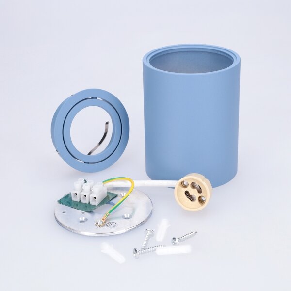 Brilagi - Bodové svítidlo MIA 1xGU10/30W/230V 100x80 mm modrá