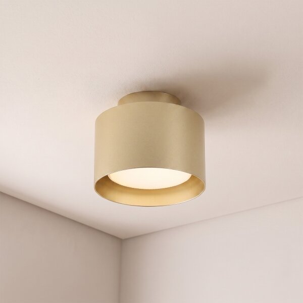 BRILAGI - LED Bodové svítidlo BACKLIT 1xGX53/15W/230V + LED/3W pr. 10 cm zlatá