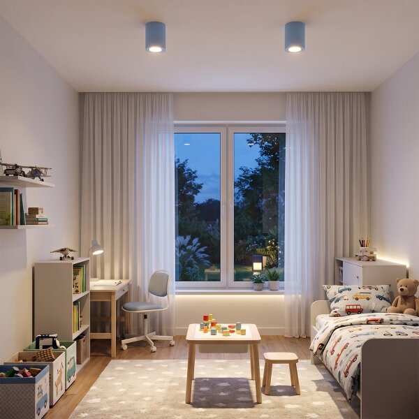 Brilagi - Bodové svítidlo MIA 1xGU10/30W/230V 100x80 mm modrá