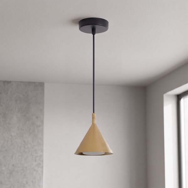 Brilagi - Lustr na lanku CONE SINGLE 1xGX53/15W/230V zlatá