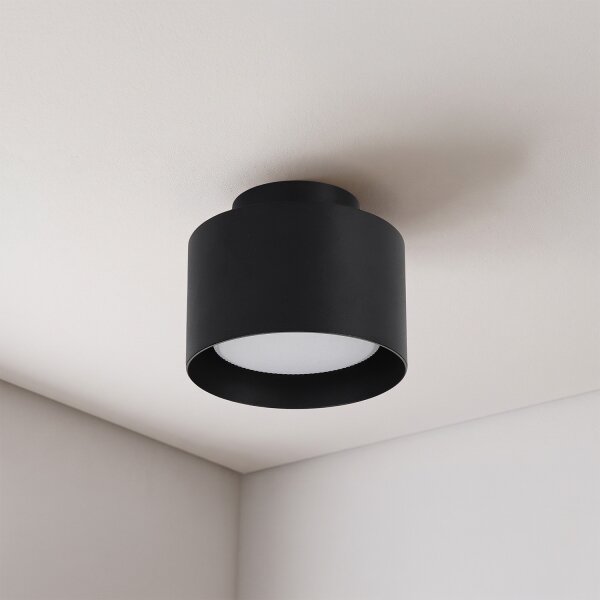BRILAGI - LED Bodové svítidlo BACKLIT 1xGX53/15W/230V + LED/3W pr. 10 cm černá