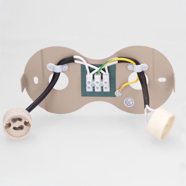 Brilagi - Bodové svítidlo MIA DOUBLE 2xGU10/30W/230V béžová