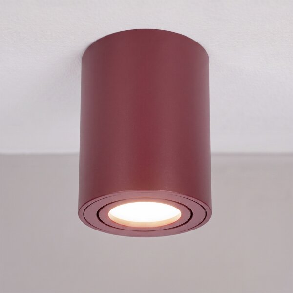 Brilagi - Bodové svítidlo MIA 1xGU10/30W/230V 100x80 mm burgundy