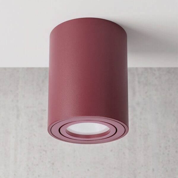 Brilagi - Bodové svítidlo MIA 1xGU10/30W/230V 100x80 mm burgundy