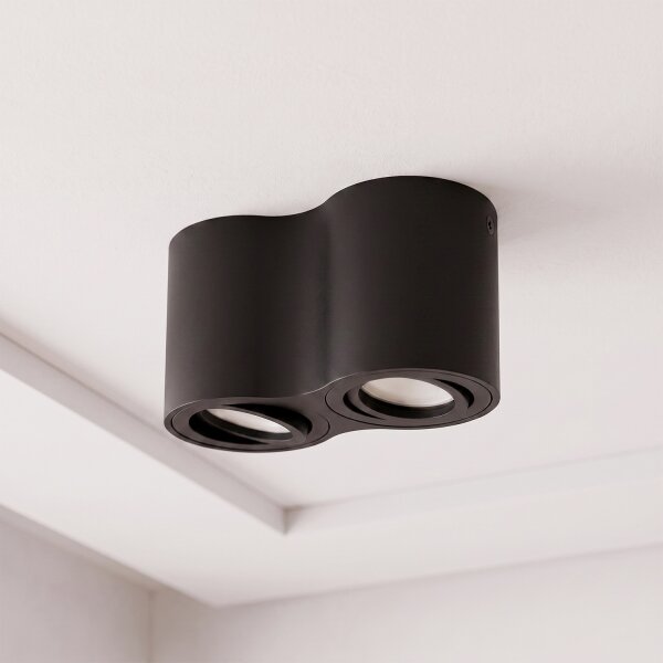Brilagi - Bodové svítidlo MIA DOUBLE 2xGU10/30W/230V černá