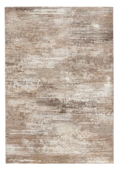 Hnědo-krémový koberec Elle Decoration Arty Trappes, 80 x 150 cm