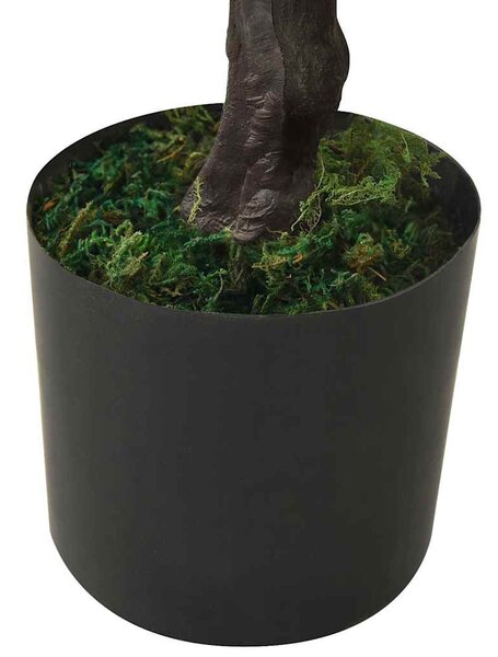 Umělá bonsaj cypřiš s květináčem 60 cm zelená 336319