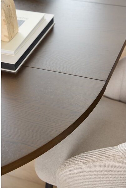 Kulatý rozkládací jídelní stůl s přídavnou deskou v dekoru dubu ø 120 cm A-Line – Actona