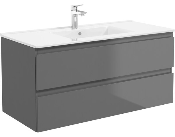 Oltens Vernal umyvadlo 101x46 cm obdélníkový nábytkový bílá lesk 41207000