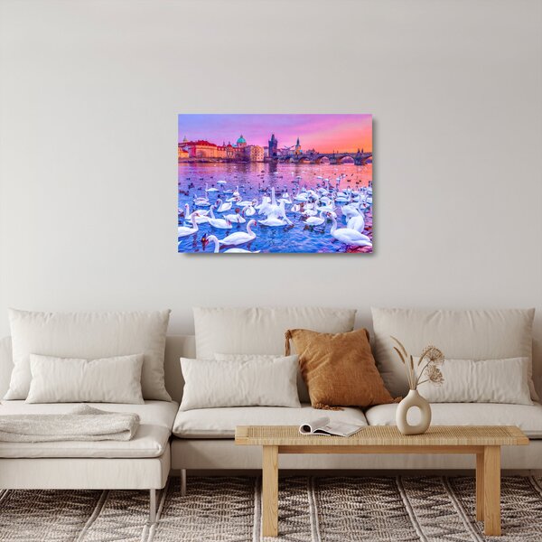 Skleněný obraz - Praha (70x50 cm)