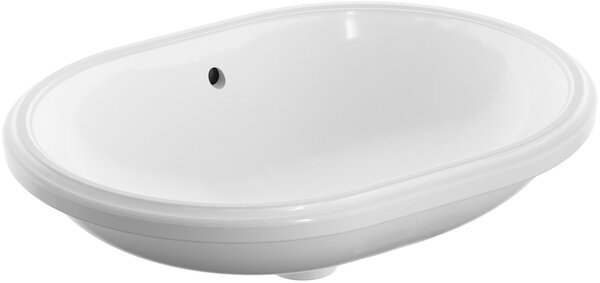 Geberit Variform umyvadlo 55x40 cm oválné pod pult bílá lesk 500.756.01.2