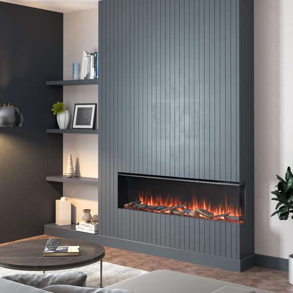Elektrický krb, vestavný krb BALDERIA Athena 60 – výkon až 1500 W, černý