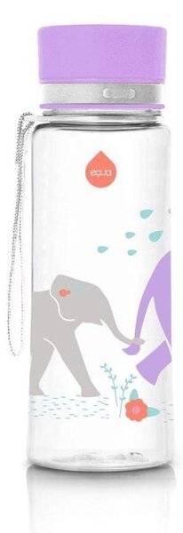 Fialová láhev Equa Elephant, 400 ml