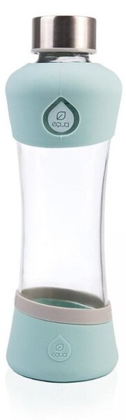 Tyrkysová láhev z borosilikátového skla Equa Active Mint, 550 ml