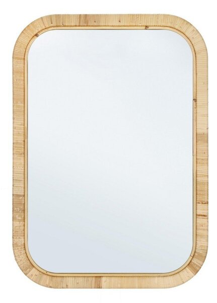 Nástěnné zrcadlo s ratanovým rámem 50x70 cm Hakima – Bizzotto